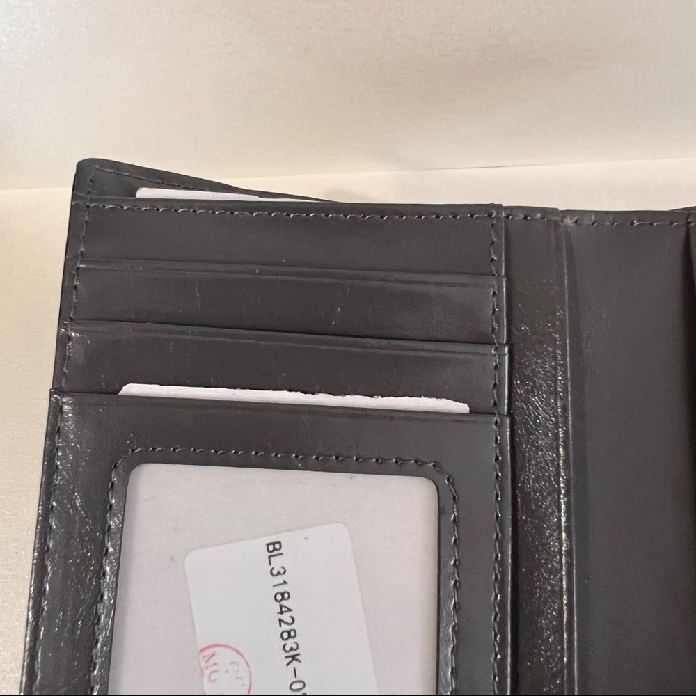New Bostanten Leather Wallet Gray Removable Card Wallet - Picture 13 of 15